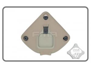 FMA Plastic Helmet Night Vision Shroud attach middle aluminum DE TB1013-DE